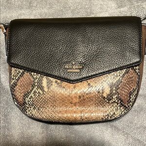 Flawed Kate Spade Spencer Brooke Crossbody Bag Snake skin and suede Storybook